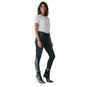 Simmi‎ London Women's Black Woven Square Toe Stiletto Heel Ankle Boots